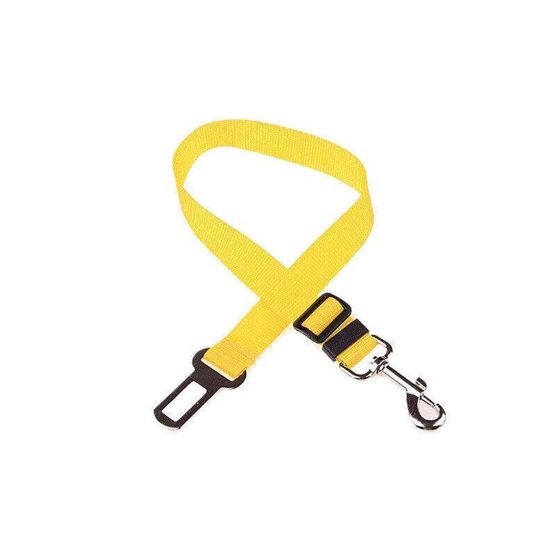 Adjustable Pet Harness Lead for Car Travel with Clip Attachment Nylon Restraint Strap - Orange V528-COLOUR-ORANGE28213