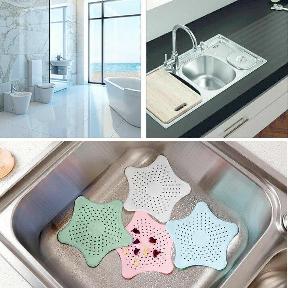 New Bathroom Drain Hair Catcher Bath Stopper Sink Strainer Shower Filter Covers - Pink V528-COLOUR-PINK26841