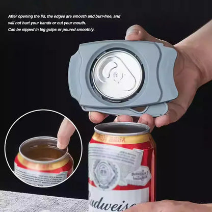 Topless Can Opener Manual Kitchen Tool for Beer Soda and Tin Bottles - Red V528-COLOUR-RED17232