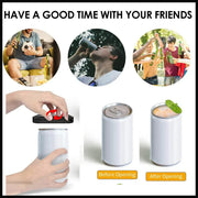Topless Can Opener Manual Kitchen Tool for Beer Soda and Tin Bottles - Red V528-COLOUR-RED17232