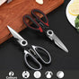 Heavy Duty Kitchen Scissors Multi Purpose Stainless Steel Chicken Bone Cutter - Red V528-COLOUR-RED82134