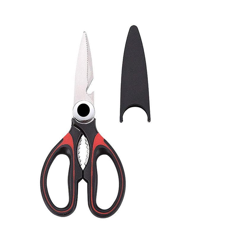 Heavy Duty Kitchen Scissors Multi Purpose Stainless Steel Chicken Bone Cutter - Red V528-COLOUR-RED82134