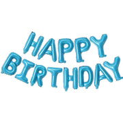 40Cm 3D Happy Birthday Letters Balloons Inflating Foil Banner Bunting Celebrate - Red V528-COLOUR-RED94310