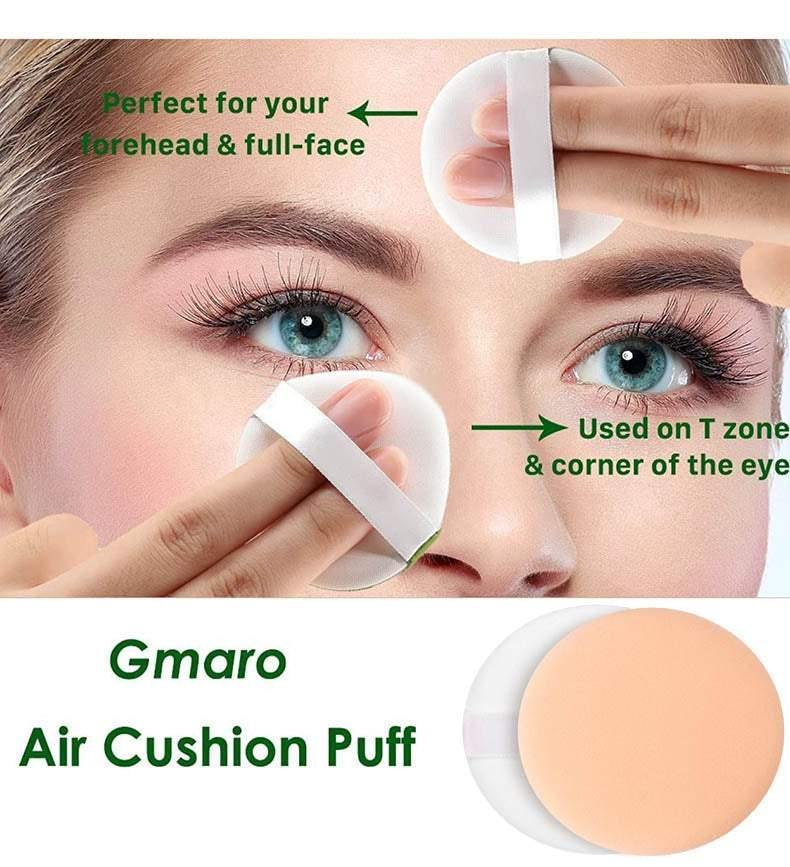 Air Cushion Puff Powder Foundation Makeup Cosmetic Sponge BB CC Cream Face - Rose Red V528-COLOUR-ROSERED-QTY-5PCS94891
