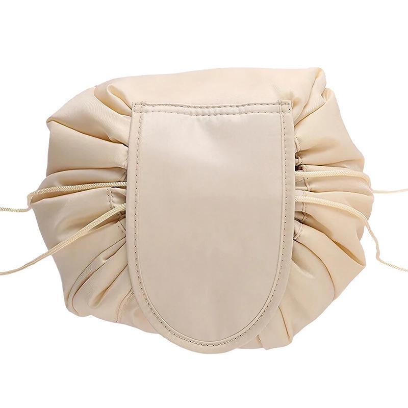 Portable Travel Makeup Bag Drawstring Cosmetic Pouch Lazy Storage Organiser Case - Steel Rose V528-COLOUR-STEELROSE37701
