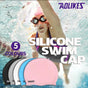 Aolikes Silicone Swimming Cap Waterproof Unisex Swim Hat for Men and Women - White V528-COLOUR-WHITE91482