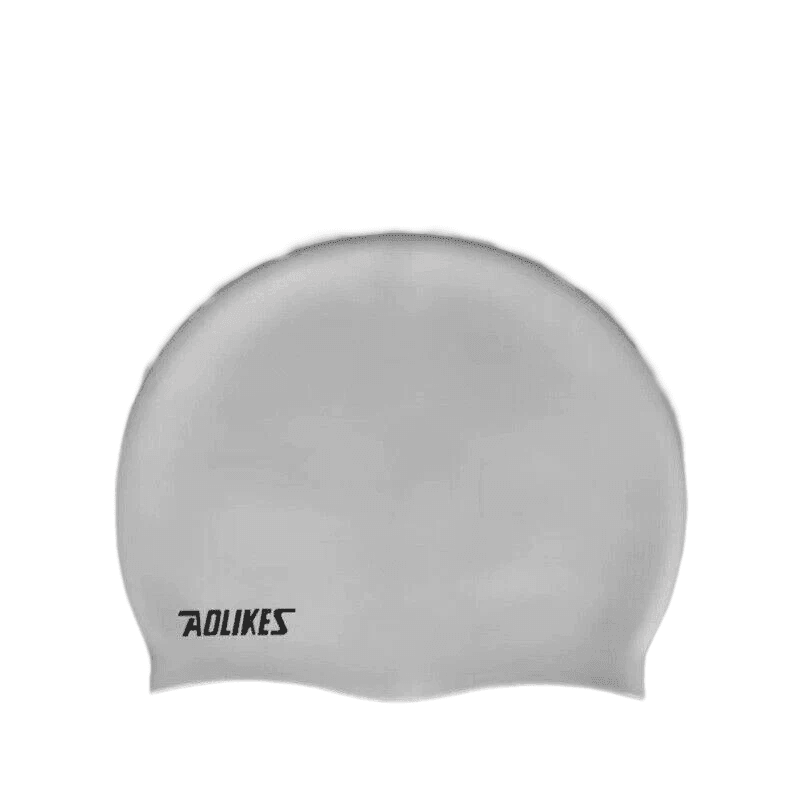 Aolikes Silicone Swimming Cap Waterproof Unisex Swim Hat for Men and Women - White V528-COLOUR-WHITE91482