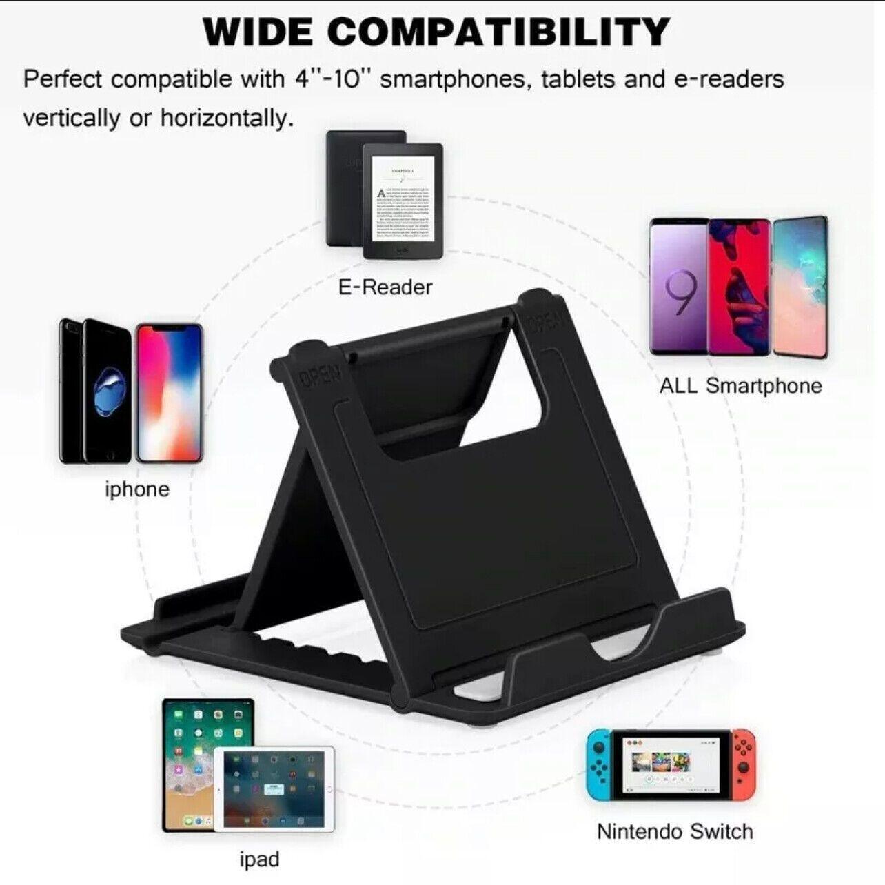 Universal Foldable Tablet and Phone Stand Adjustable Portable Desk Holder - Yellow V528-COLOUR-YELLOW31832