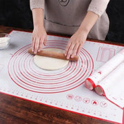 Non-Stick Silicone Baking Mat Rolling Cake Dough Scale Pastry Clay Fondant Sheet - Red 40*30cm V528-COLOURANDSIZE-RED40-30CM21443
