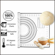 Non-Stick Silicone Baking Mat Rolling Cake Dough Scale Pastry Clay Fondant Sheet - Red 40*30cm V528-COLOURANDSIZE-RED40-30CM21443