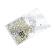 1440Pcs Glitter Rhinestones Crystal Flat Clear Bottom Glass Nail Art Nail Drill - Coloured Crystal-SS6 V528-COLOUREDCRYSTAL-SS6-718823