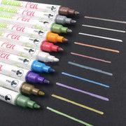 10-Color Set Double Head Shimmer Marker Pens for Albums & Doodles - 10-Colour Set V528-COLOURPEN-10COLOUR-25383