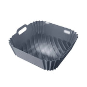 Air Fryer Silicone Pot Basket Liner Non Stick Reusable Baking Tray Accessories - Grey V528-COMAL-GREY-829926
