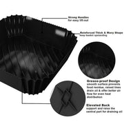 Air Fryer Silicone Pot Basket Liner Non Stick Reusable Baking Tray Accessories - Grey V528-COMAL-GREY-829926