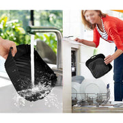Air Fryer Silicone Pot Basket Liner Non Stick Reusable Baking Tray Accessories - Grey V528-COMAL-GREY-829926