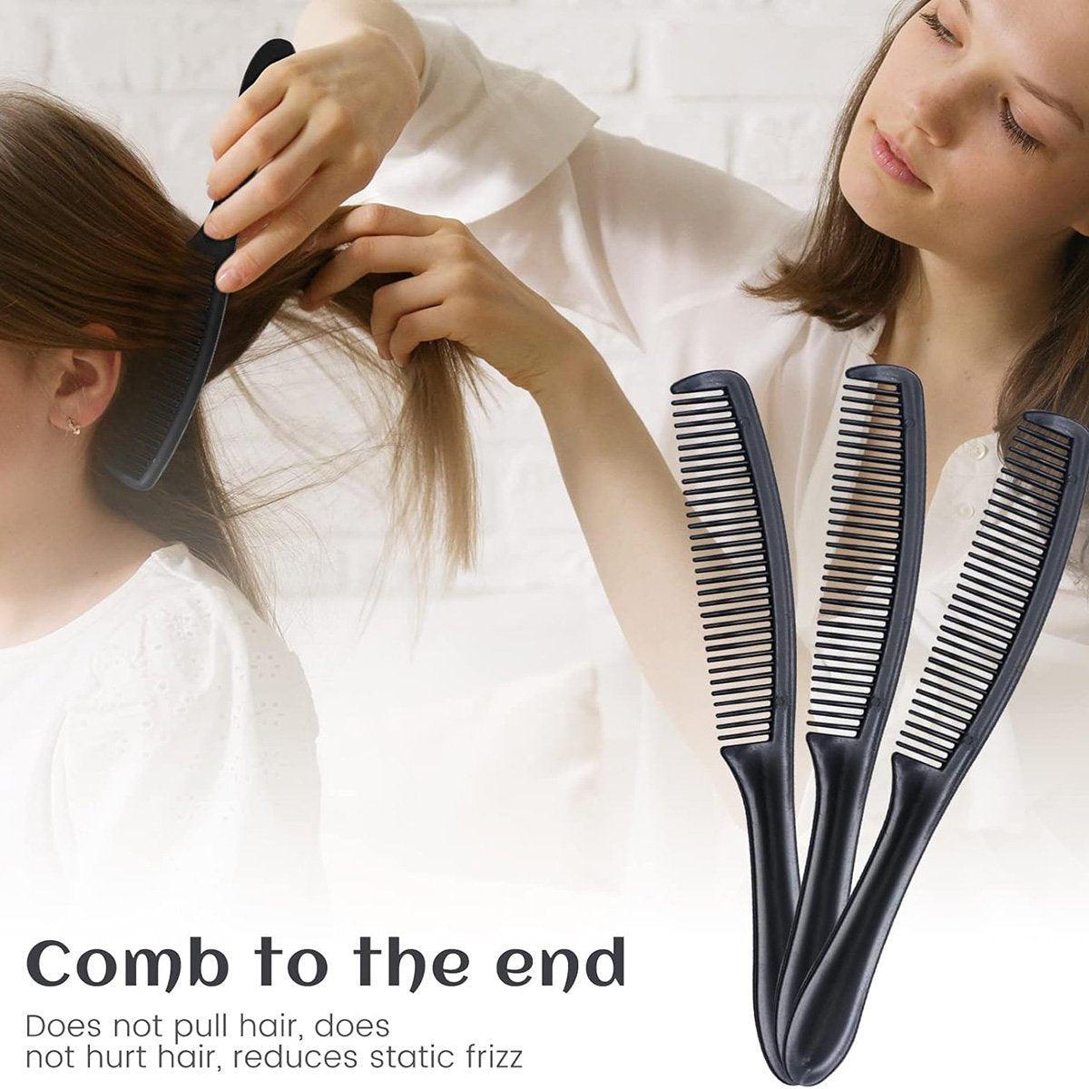 50PCS Individually Wrapped Combs for Hotel Guesthouse and Restaurant Bathroom - Black V528-COMB-50PCS-223344