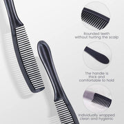 50PCS Individually Wrapped Combs for Hotel Guesthouse and Restaurant Bathroom - Blue V528-COMB-50PCS-755498