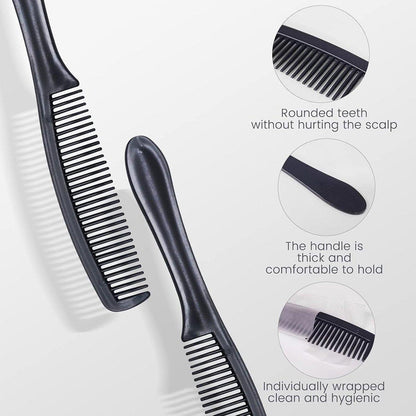 50PCS Individually Wrapped Combs for Hotel Guesthouse and Restaurant Bathroom - Blue V528-COMB-50PCS-755498