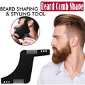 Beard Shaping Styling Template Comb Tool for Trimming Jawline Mustache Sideburns V528-COMB-BLACK-454621