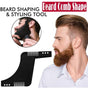 Beard Shaping Styling Template Comb Tool for Trimming Jawline Mustache Sideburns V528-COMB-BLACK-454621