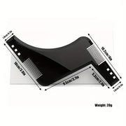 Beard Shaping Styling Template Comb Tool for Trimming Jawline Mustache Sideburns V528-COMB-BLACK-454621