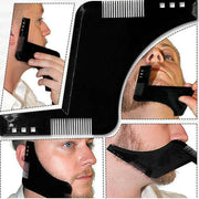 Beard Shaping Styling Template Comb Tool for Trimming Jawline Mustache Sideburns V528-COMB-BLACK-454621