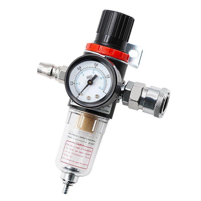 1/4'' Air Compressor Filter Kit with Water Separator & Regulator V528-COMPRESSORFILTER-206368