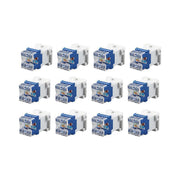 12/24PCS Clipsal Compatible Style CAT6 RJ45 8P8C Network Data Jack Mech Insert - 12PCS V528-COMPUTERMODULE-12PCS-225421
