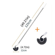 Fish Tank Cleaning Tool Long Handle Algae Removal Conch Brush Seahorse Cleaner V528-CONCH-BRUSH-125CM-399307