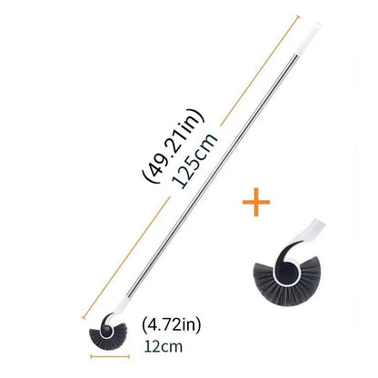 Fish Tank Cleaning Tool Long Handle Algae Removal Conch Brush Seahorse Cleaner V528-CONCH-BRUSH-125CM-399307