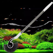 Fish Tank Cleaning Tool Long Handle Algae Removal Conch Brush Seahorse Cleaner V528-CONCH-BRUSH-125CM-399307