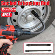 4pcs Electric Wrench Flexible Shaft Coupling Rod Spring Sleeve Universal Tool - 35cm V528-CONNECTING-TOOL-4PCS-36CM-222266