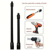 4pcs Electric Wrench Flexible Shaft Coupling Rod Spring Sleeve Universal Tool - 35cm V528-CONNECTING-TOOL-4PCS-36CM-222266