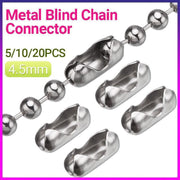 Upto20X Connector Roman Roller Blind Ball Chain Cord Joiner Vertical Hollandpart - 5PCS V528-CONNECTOR-5PCS-479617