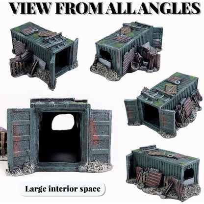 Fish Tank Aquascape Hiding Cave Shrimp Fish Shelter Aquarium Decoration House V528-CONTAINER-DECORATION-518033