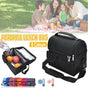 Insulated Lunch Bag Box Tote Cooler For Women Men Hot Cold Food Thermal - Rose Red V528-CONVENIENTBAG-ROSERED-98311