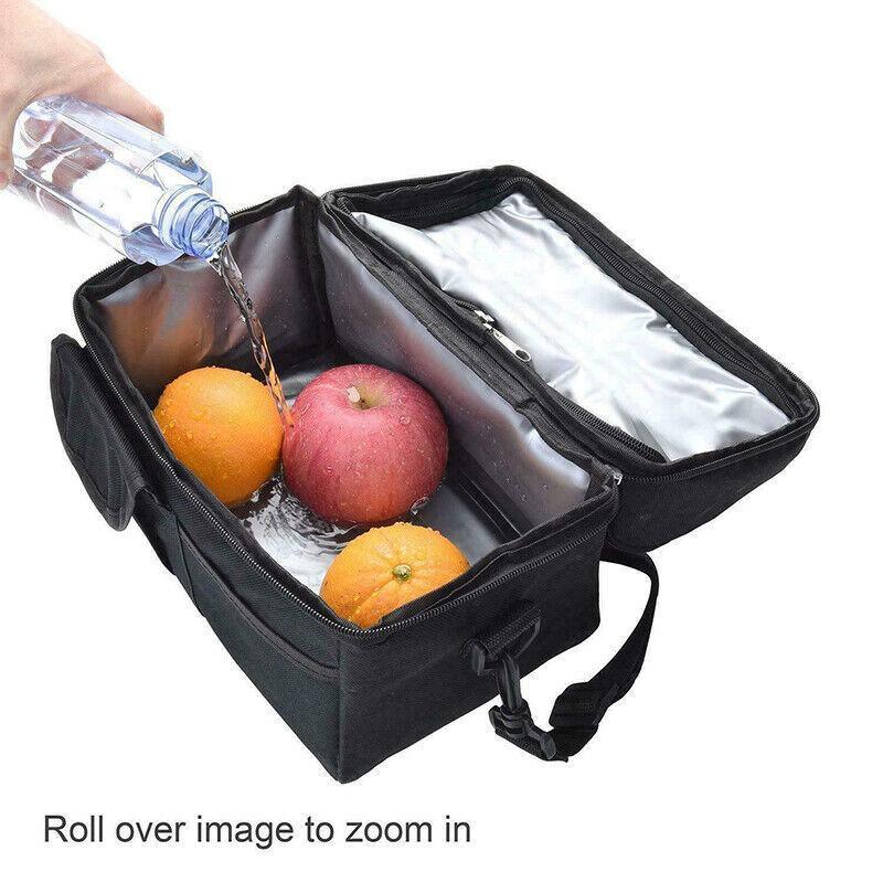 Insulated Lunch Bag Box Tote Cooler For Women Men Hot Cold Food Thermal - Rose Red V528-CONVENIENTBAG-ROSERED-98311