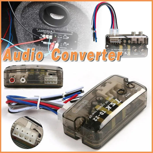 Car High to Low Frequency Converter Auto Stereo Line Speaker Level Adapter TD22 V528-CONVERTOR-485621