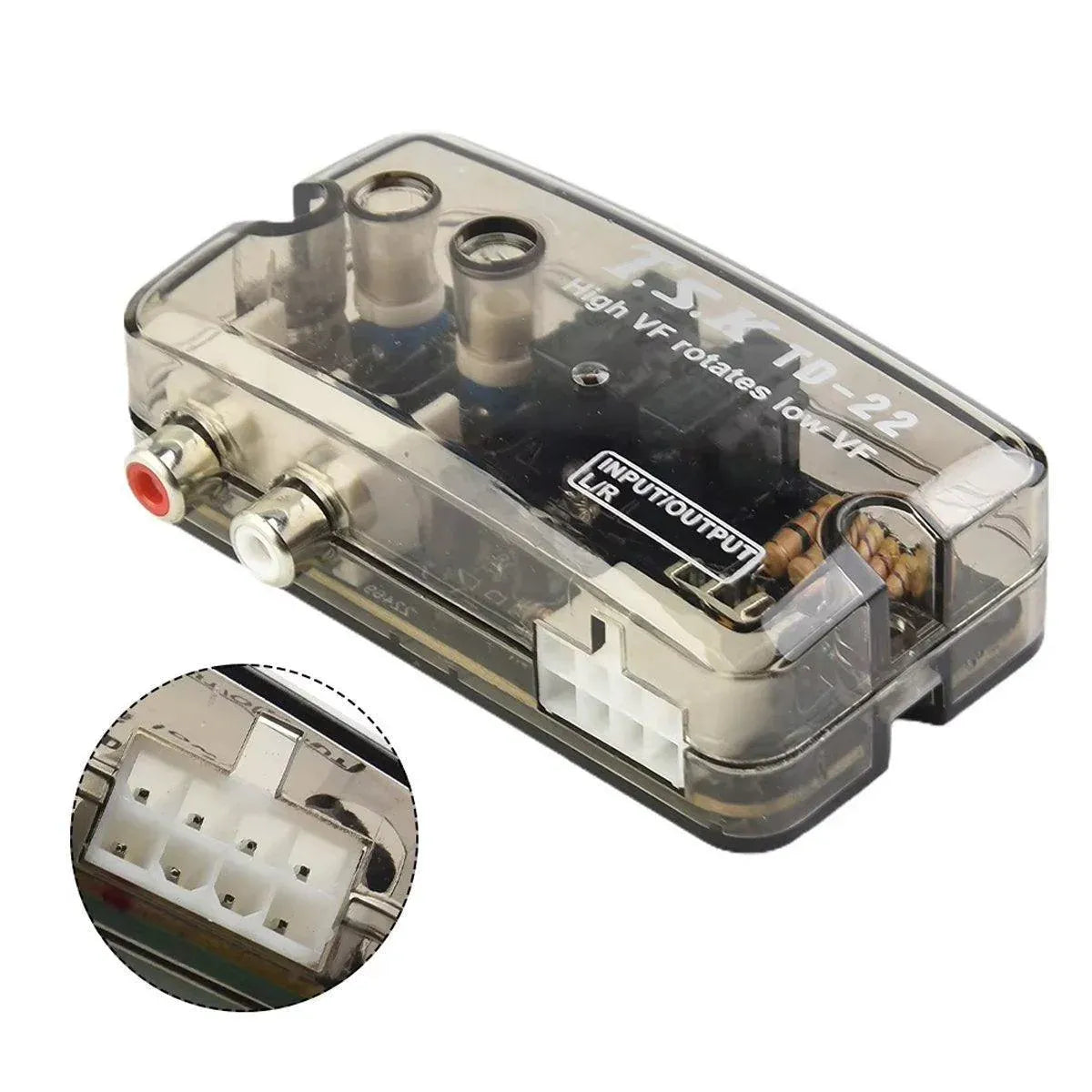 Car High to Low Frequency Converter Auto Stereo Line Speaker Level Adapter TD22 V528-CONVERTOR-485621