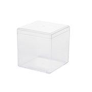 20pcs Transparent Biscuit Box Plastic Cake Box Pastry Dessert Storage Container - 5.5x9.5cm