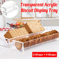 1PC Transparent Rectangular Biscuit Display Rack Food Dessert Wedding Cake Stand V528-COOKIE-STAND-VU-236432