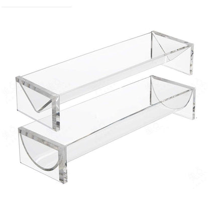 1PC Transparent Rectangular Biscuit Display Rack Food Dessert Wedding Cake Stand V528-COOKIE-STAND-VU-236432