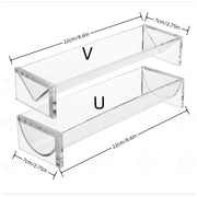 1PC Transparent Rectangular Biscuit Display Rack Food Dessert Wedding Cake Stand V528-COOKIE-STAND-VU-236432