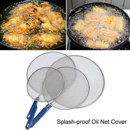 4Size Anti Splatter Guard Oil Net Splash Cover Pan Screen Kitchen Cooking Frying - 33CM V528-COOKINGFRYING-33CM-20182