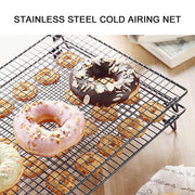 Collapsible Black Mesh Cake Cooling Rack Foldable Baking Tray for Kitchen Use V528-COOLING-164848