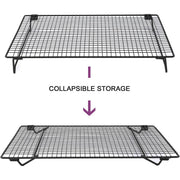 Collapsible Black Mesh Cake Cooling Rack Foldable Baking Tray for Kitchen Use V528-COOLING-164848
