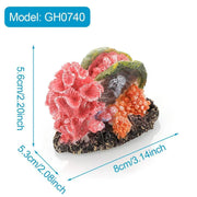 Aquarium Resin Coral Decorations for Fish Tank Marine Simulation Micro Landscape - GH0740 V528-CORALLINE-GH0740-796113