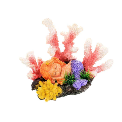 Aquarium Resin Coral Decorations for Fish Tank Marine Simulation Micro Landscape - GH0907 V528-CORALLINE-GH0907-768695