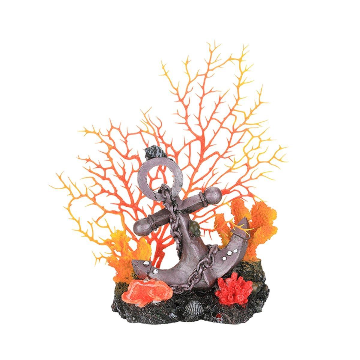 Aquarium Resin Coral Decorations for Fish Tank Marine Simulation Micro Landscape - GH0907 V528-CORALLINE-GH0907-768695