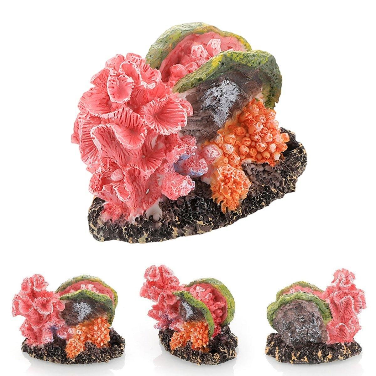 Aquarium Resin Coral Decorations for Fish Tank Marine Simulation Micro Landscape - GH1641 V528-CORALLINE-GH1641-732020